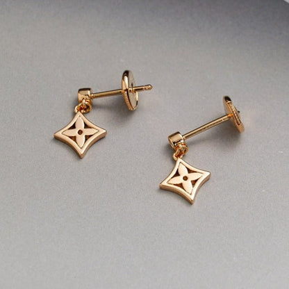 [Eterna Jewels]GOLDENE STERN-OHRRINGE