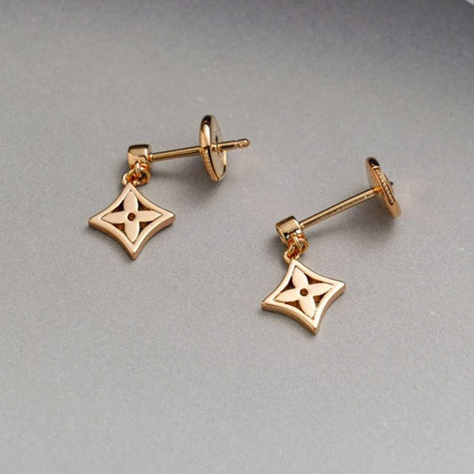 [Eterna Jewels]GOLDENE STERN-OHRRINGE