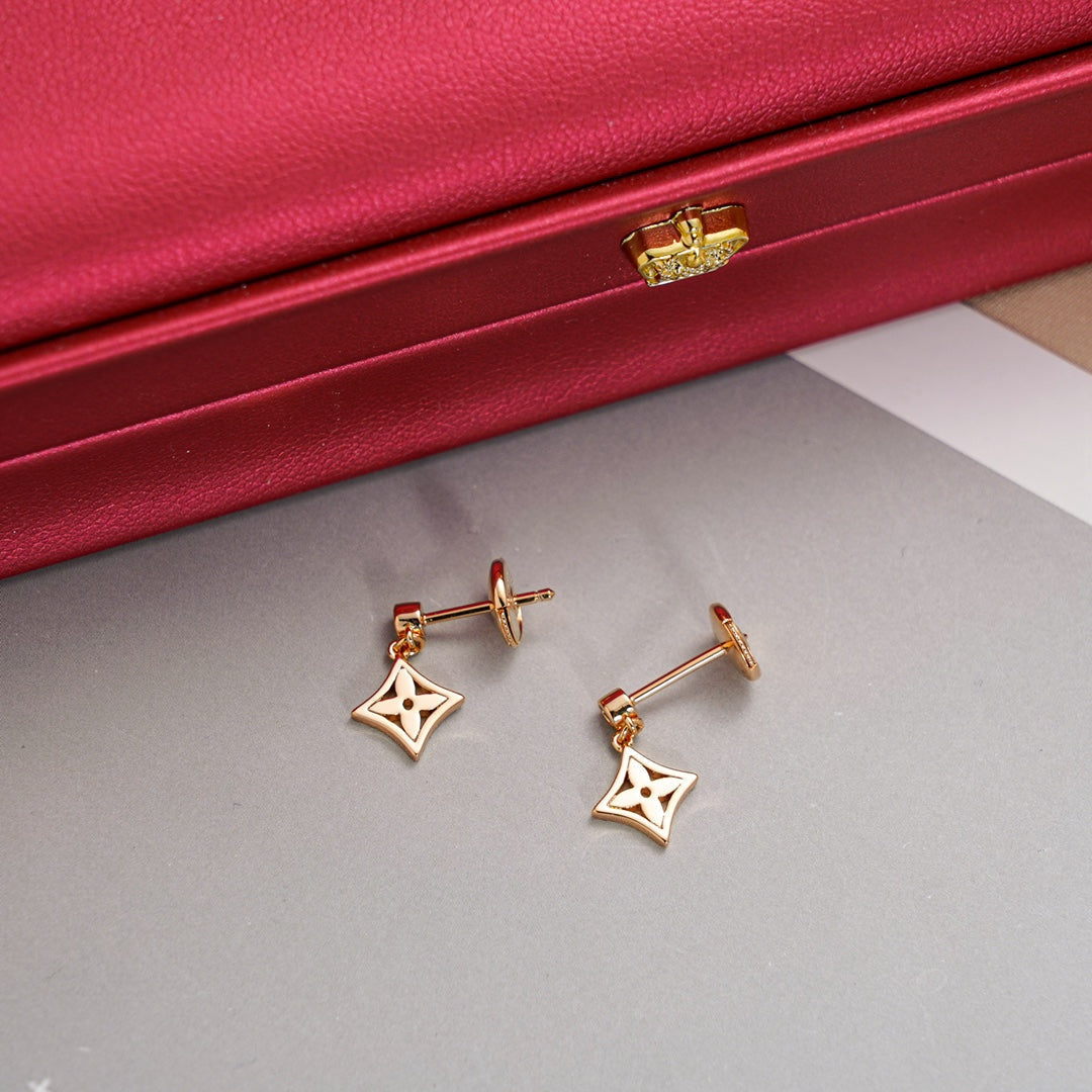[Eterna Jewels]GOLDENE STERN-OHRRINGE