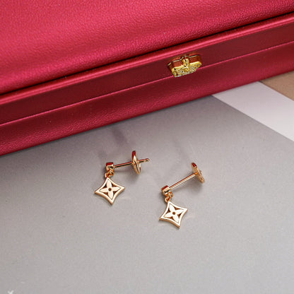 [Eterna Jewels]GOLDENE STERN-OHRRINGE