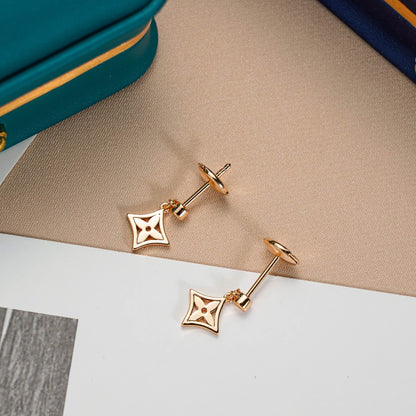 [Eterna Jewels]GOLDENE STERN-OHRRINGE