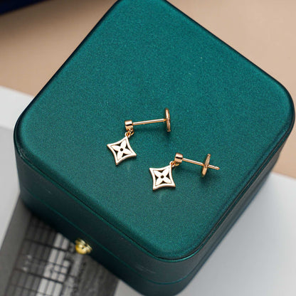 [Eterna Jewels]GOLDENE STERN-OHRRINGE