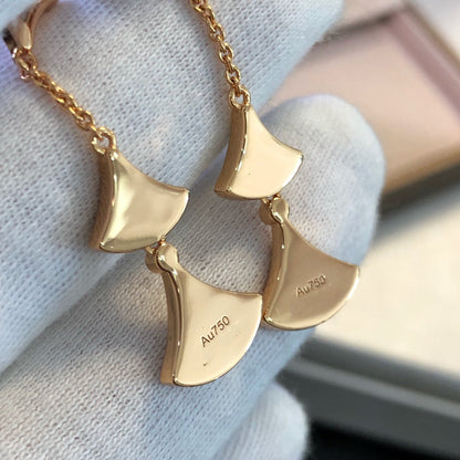 [Eterna Jewels]DREAM OHRRINGE 3 MOTIVE MALACHIT PERLMUTT ROSÉGOLD