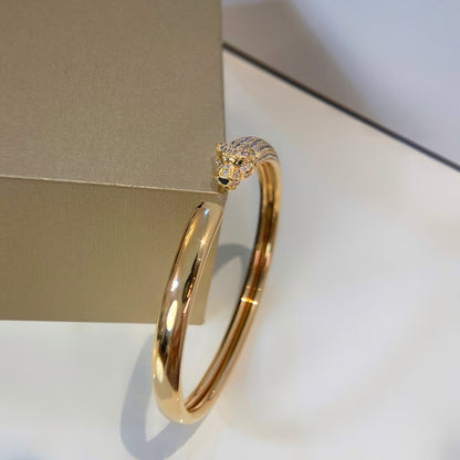[Eterna Jewels]PANTHER GOLD DIAMANT OFFENER ARMBAND