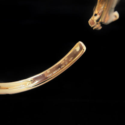 [Eterna Jewels]PANTHER GOLDENES OFFENES ARMBAND
