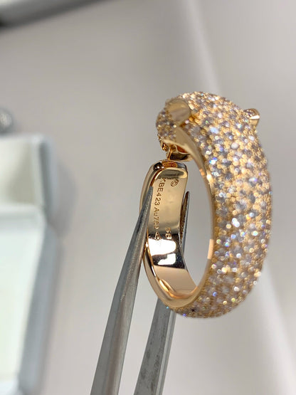 [Eterna Jewels]PANTHER PINK GOLD DIAMOND RING