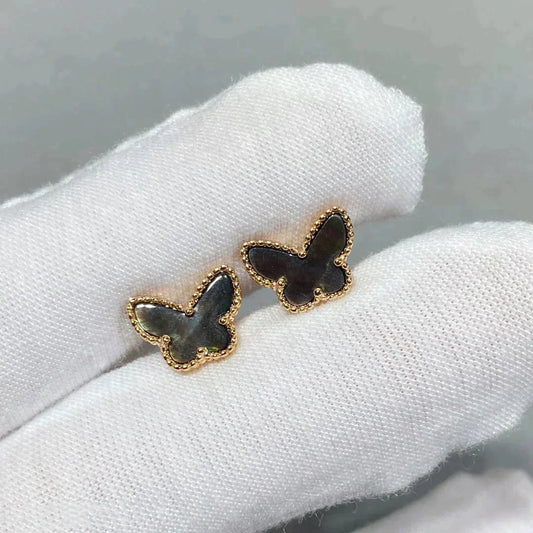 [Eterna Jewels]SCHMETTERLING DARK MOP OHRRINGE