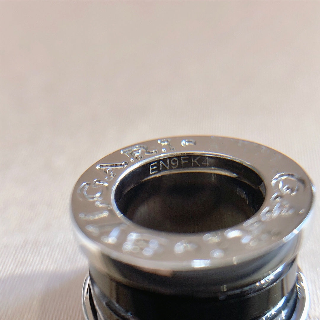 [Eterna Jewels] ZERO 1 SCHWARZE KERAMIK-SILBER-HALSKEITE