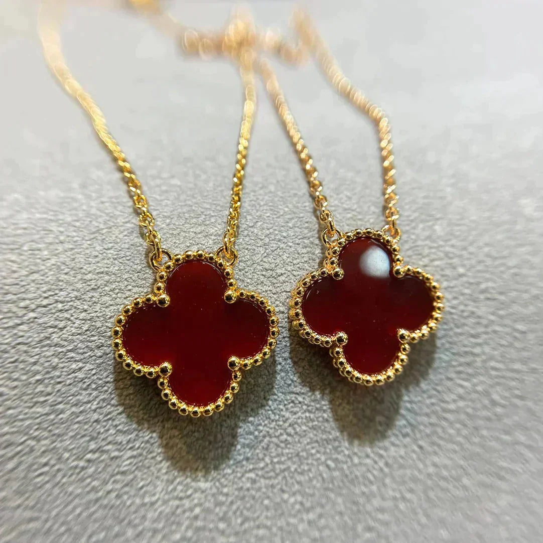 [Eterna Jewels]KLEE 15MM KARNEOL EINZELBLUMEN-HALSKE_NO_TRANSLATION_FOUND