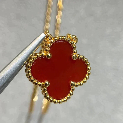 [Eterna Jewels]KLEE 15MM KARNEOL EINZELBLUMEN-HALSKE_NO_TRANSLATION_FOUND