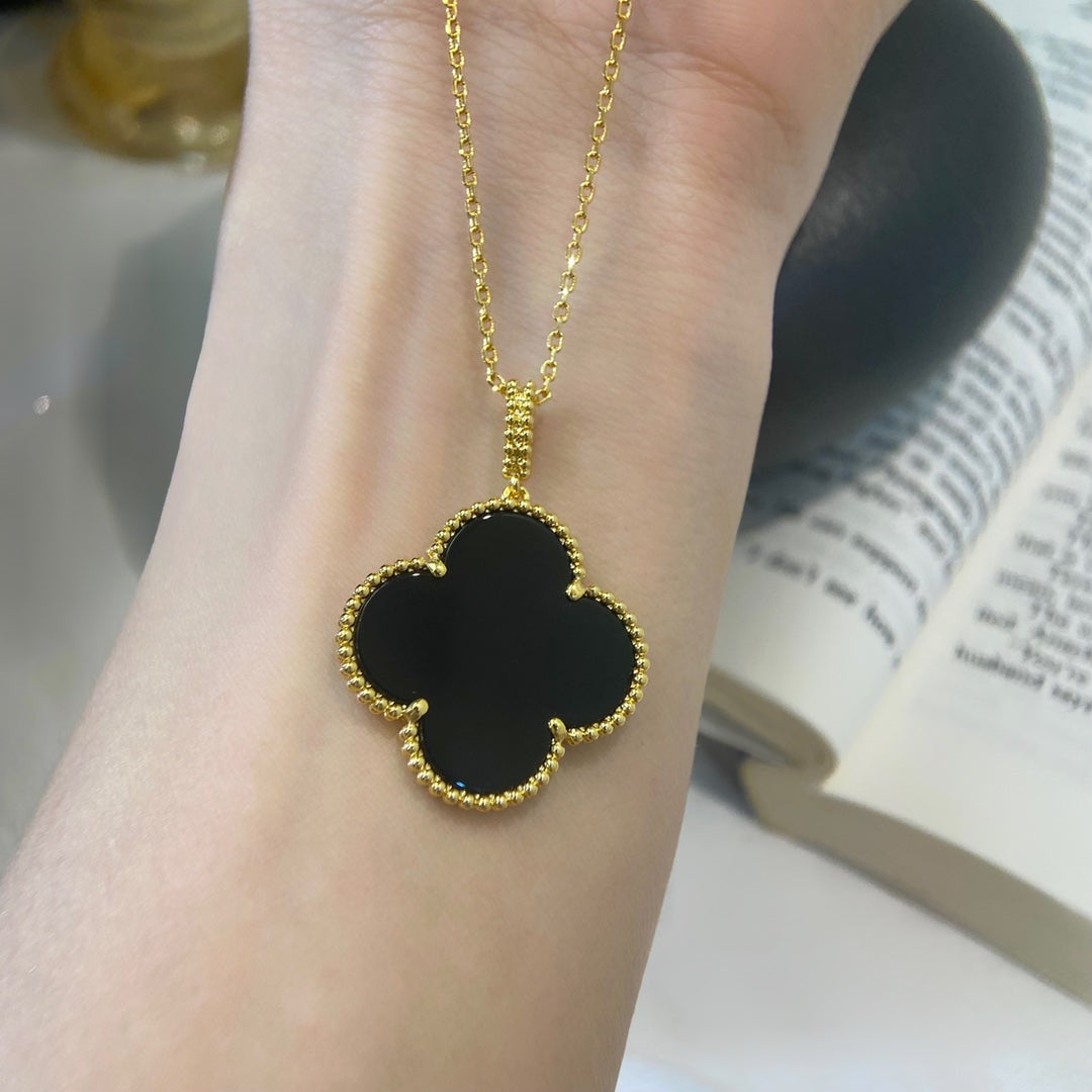 [Eterna Jewels]KLEE 25MM HALSKETTE GOLD ONYX