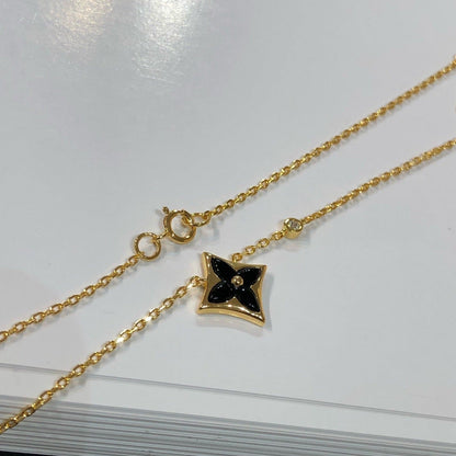 [エターナ ジュエルズ]スターブラックMOPネックレス