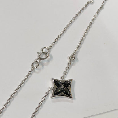 [エターナ ジュエルズ]スターブラックMOPネックレス