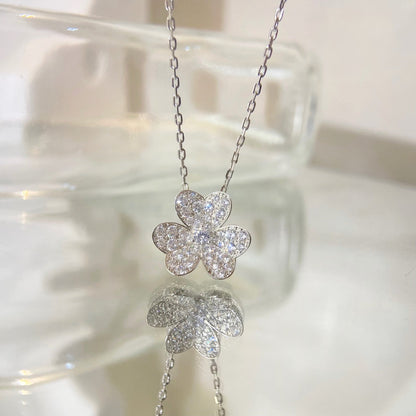 [Eterna Jewels]BLUMEN-DIAMANT-HALSKETTE