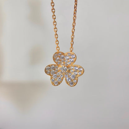[Eterna Jewels]BLUMEN-DIAMANT-HALSKETTE