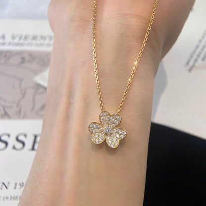[Eterna Jewels]BLUMEN-DIAMANT-HALSKETTE
