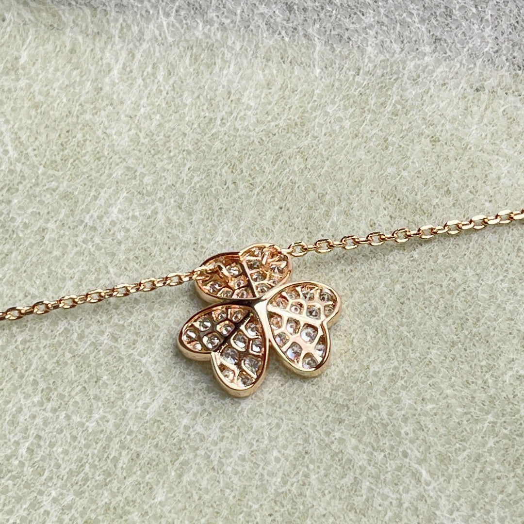 [Eterna Jewels]BLUMEN-DIAMANT-HALSKETTE