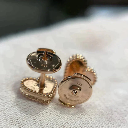 [エターナジュエルズ]ハートカーネリアンスタッドピアス