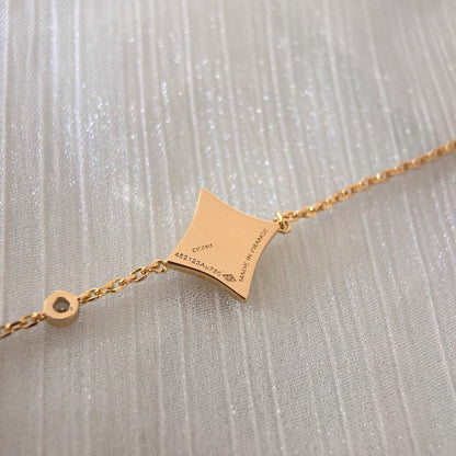 [Eterna Jewels]COLOR STAR CARNELIAN ROSÉGOLD DIAMANTARMBAND