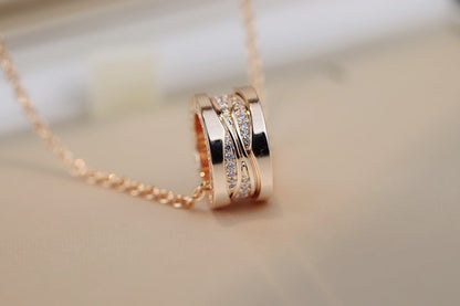 [Eterna Jewels] ZERO 1 HALSKEPPMIT ROSÉGOLD UND DIAMANTEN