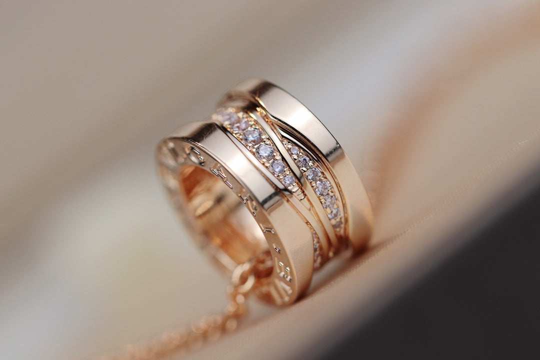 [Eterna Jewels] ZERO 1 HALSKEPPMIT ROSÉGOLD UND DIAMANTEN