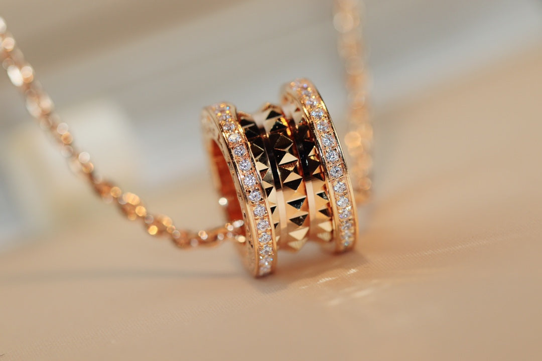 [Eterna Jewels]ZERO 1 ROCK ANHÄNGER ROSÉGOLD KETTE