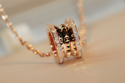 [Eterna Jewels]ZERO 1 ROCK ANHÄNGER ROSÉGOLD KETTE
