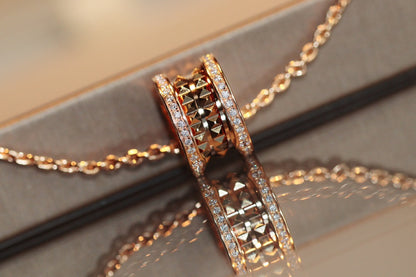 [Eterna Jewels]ZERO 1 ROCK ANHÄNGER ROSÉGOLD KETTE