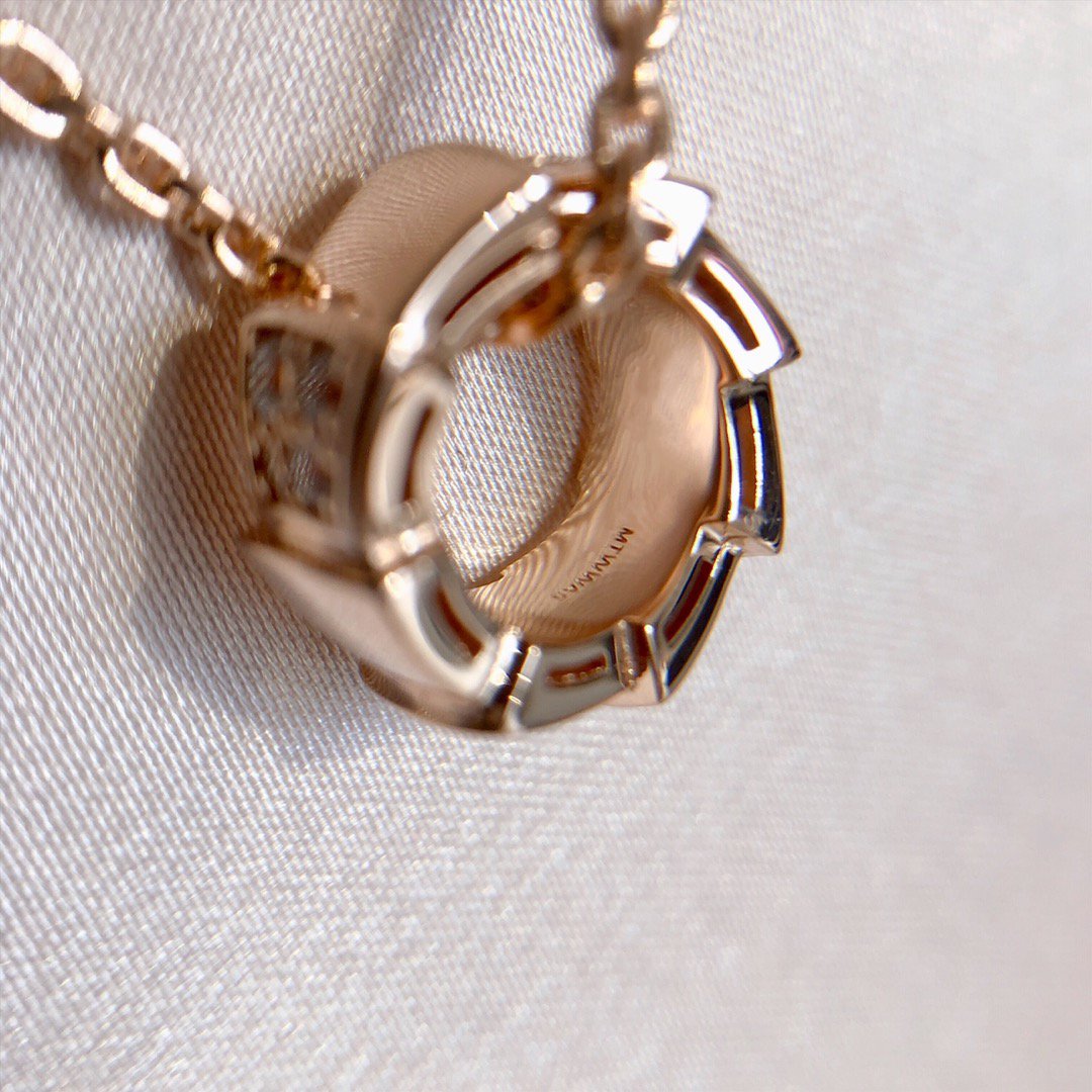 [Eterna Jewels]SERPENTI ANHÄNGER DIAMANT ROSÉGOLD HALSKEΤΤΕ
