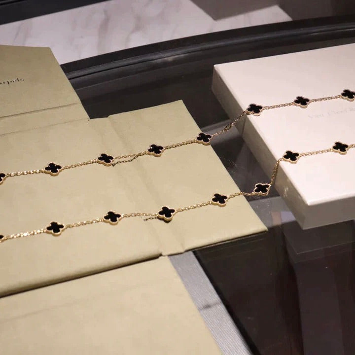 [Eterna Jewels]KLEEBKLEE 20 MOTIVE ONYX-HALSKETTE