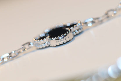 [Eterna Jewels]KLEE 20 MOTIVE ONYX DIAMANT SILBER