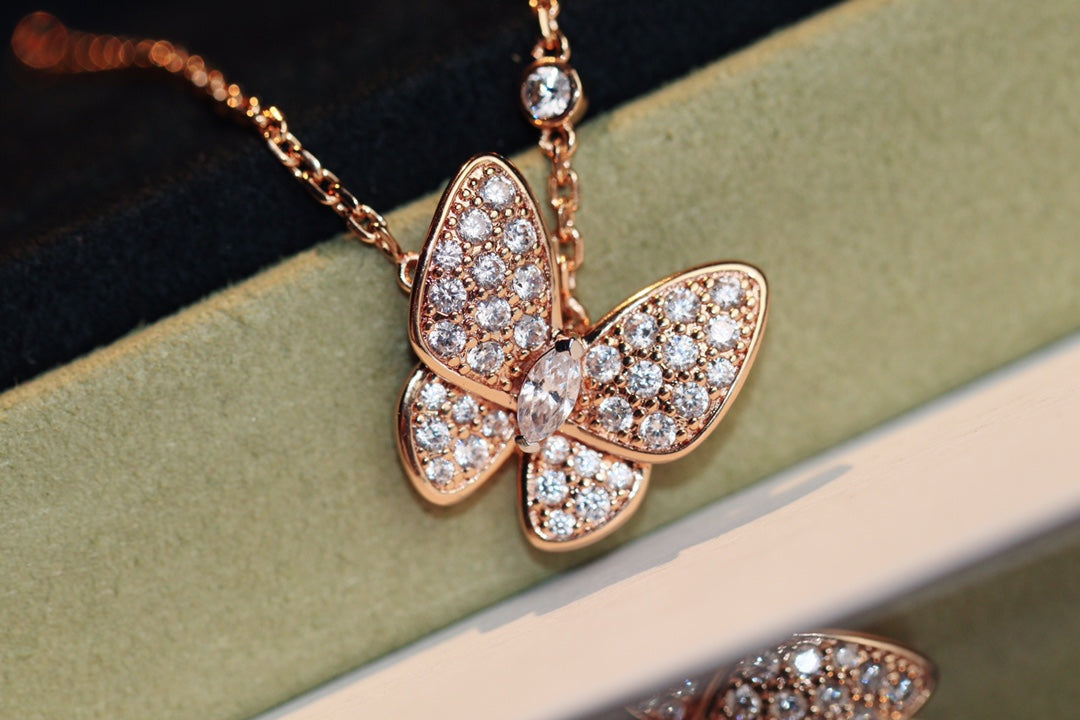 [Eterna Jewels]SCHMETTERLINGS-DIAMANTKETTE