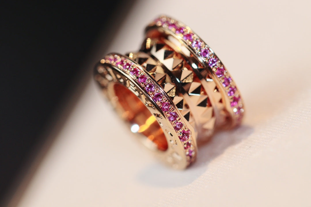 [Eterna Jewels] ZERO 1 ROCK HALSKEKETTE AUS ROSÉGOLD MIT ROSAFARBENEM DIAMANT