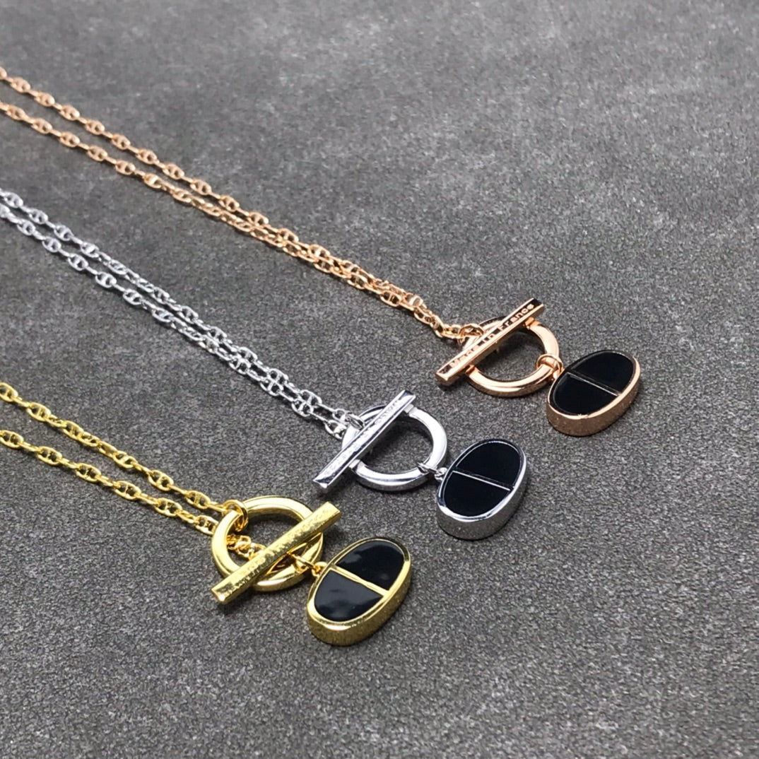 [Eterna Jewels]CHAINE VERSO SCHWARZE KERAMIK HALSKETTE