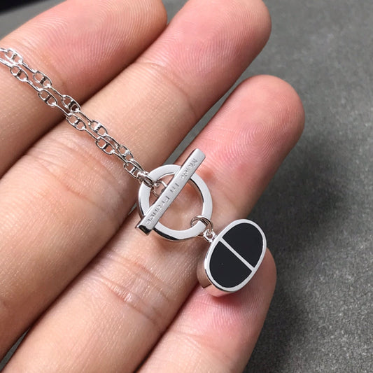 [Eterna Jewels]CHAINE VERSO SCHWARZE KERAMIK HALSKETTE