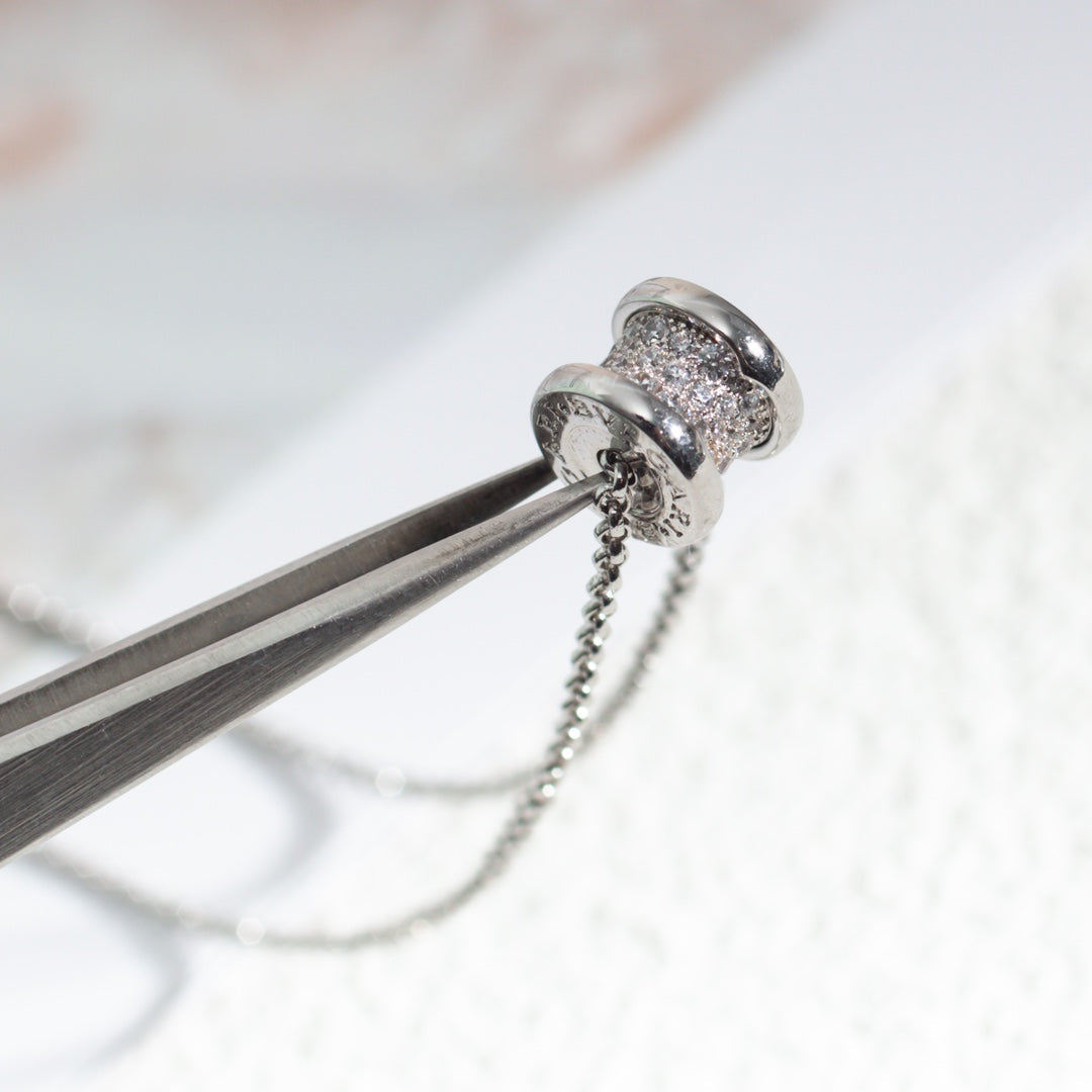 [Eterna Jewels] ZERO 1 SILBERNE DIAMANTENHALSKETTE