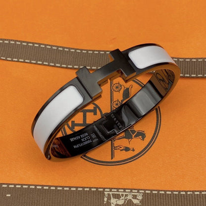 [Eterna Jewels]H ARMBAND 12MM SCHWARZ WEISSE KERAMIK