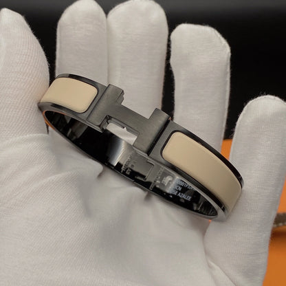 [Eterna Jewels]H BRACELET 12MM SCHWARZ BEIGE KERAMIK