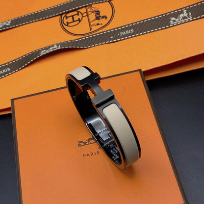 [Eterna Jewels]H BRACELET 12MM SCHWARZ BEIGE KERAMIK