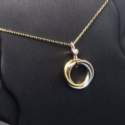 [Eterna Jewels]TRINITY  NECKLACE 1 DIAMOND