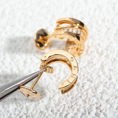 [Eterna Jewels]ZERO 1 OHRRINGE AUS ROSÉGOLD MIT DIAMANTEN