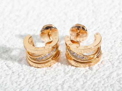 [Eterna Jewels]ZERO 1 OHRRINGE AUS ROSÉGOLD MIT DIAMANTEN