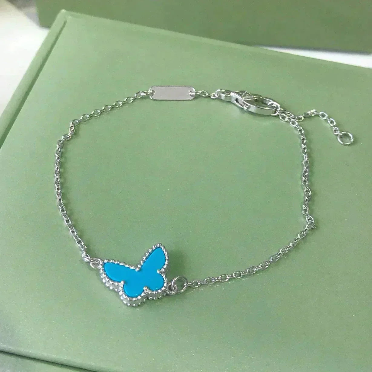 [Eterna Juwelen]SCHMETTERLING TÜRKIS SCHMETTERLING ARMBAND SILBER