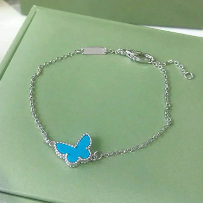[Eterna Juwelen]SCHMETTERLING TÜRKIS SCHMETTERLING ARMBAND SILBER