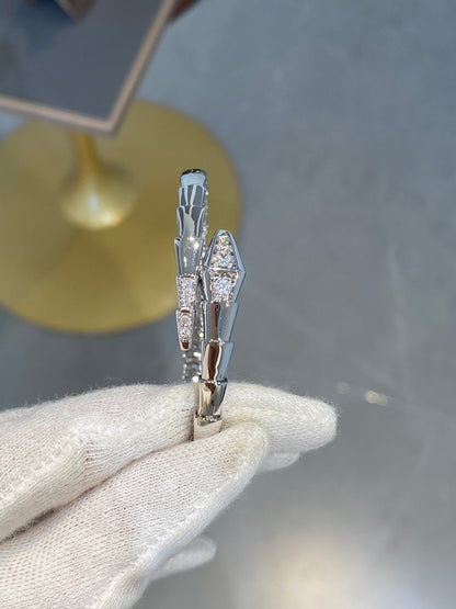 [Eterna Jewels]SCHLANGEN-ARMBAND DIAMANTEN SILBER