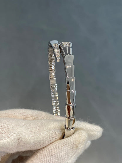 [Eterna Jewels]SCHLANGEN-ARMBAND DIAMANTEN SILBER