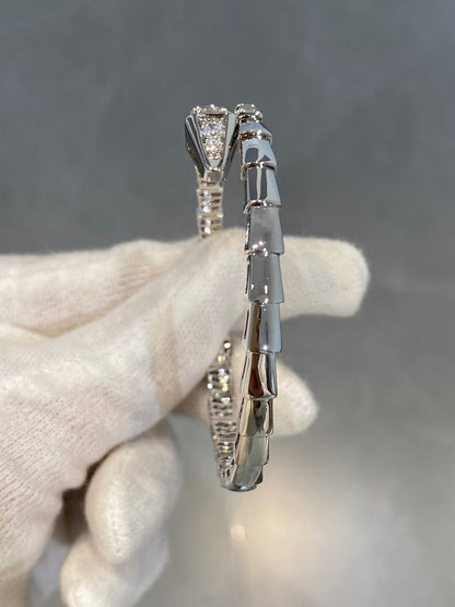 [Eterna Jewels]SCHLANGEN-ARMBAND DIAMANTEN SILBER