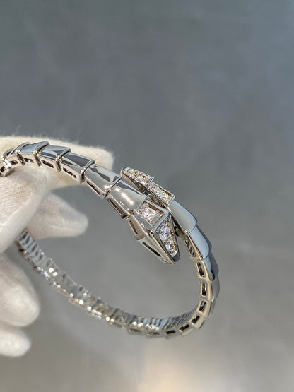 [Eterna Jewels]SCHLANGEN-ARMBAND DIAMANTEN SILBER