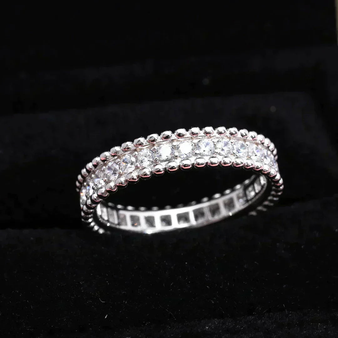 [Eterna Jewels]PERLEE DIAMANT SILBERRING