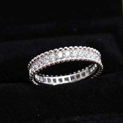 [Eterna Jewels]PERLEE DIAMANT SILBERRING